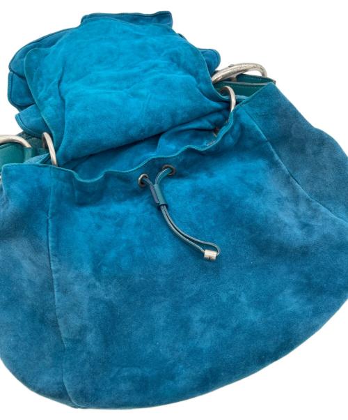 Yves Saint Laurent（イヴサンローラン）Yves Saint Laurent (イヴサンローラン) セミショルダーバッグ ターコイズの古着・服飾アイテム