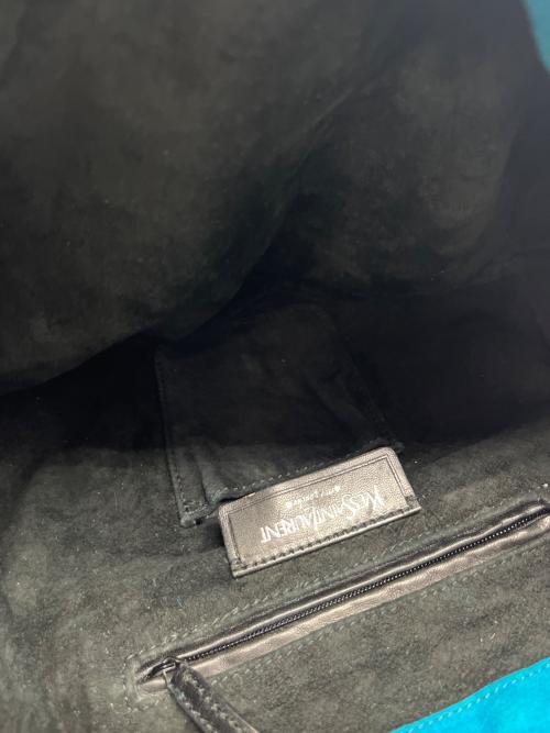 Yves Saint Laurent（イヴサンローラン）Yves Saint Laurent (イヴサンローラン) セミショルダーバッグ ターコイズの古着・服飾アイテム