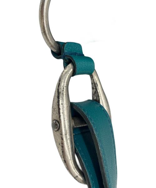 Yves Saint Laurent（イヴサンローラン）Yves Saint Laurent (イヴサンローラン) セミショルダーバッグ ターコイズの古着・服飾アイテム