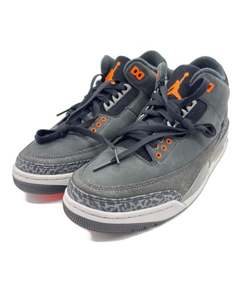 NIKE（ナイキ）NIKE (ナイキ) ハイカットスニーカー グレー×オレンジ サイズ:27.5cm 未使用品の古着・服飾アイテム