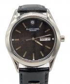 BLACK LABEL CRESTBRIDGEブラックレーベル クレストブリッジ）の古着「クレストレザードレスウォッチ」｜ブラック