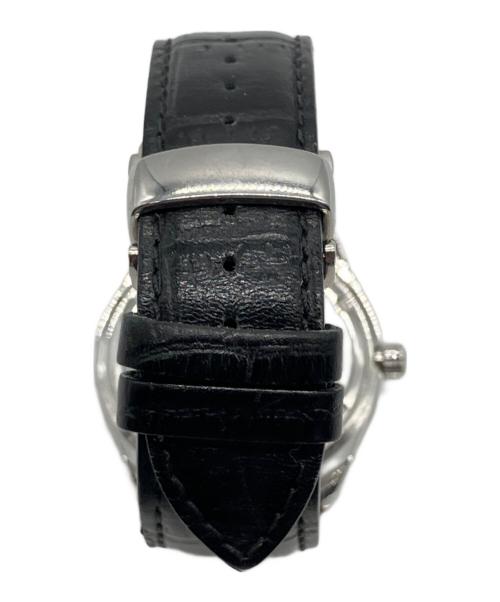 BLACK LABEL CRESTBRIDGE（ブラックレーベル クレストブリッジ）BLACK LABEL CRESTBRIDGE (ブラックレーベル クレストブリッジ) クレストレザードレスウォッチ ブラックの古着・服飾アイテム