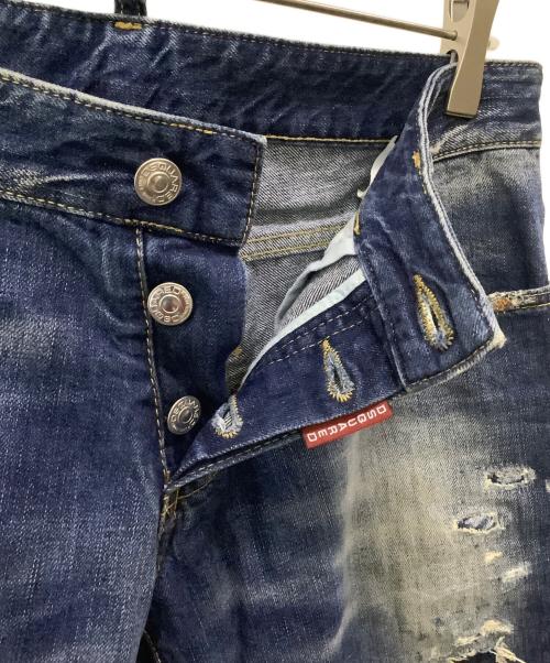 DSQUARED2（ディースクエアード）DSQUARED2 (ディースクエアード) デニムパンツ インディゴ サイズ:165/68Aの古着・服飾アイテム
