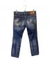 DSQUARED2 (ディースクエアード) デニムパンツ インディゴ サイズ:165/68A：8000円