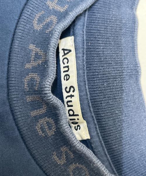 Acne studios（アクネ ストゥディオズ）Acne studios (アクネ ストゥディオズ) 半袖カットソー ネイビー サイズ:Mの古着・服飾アイテム