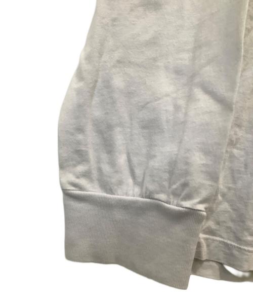 STONE ISLAND（ストーンアイランド）STONE ISLAND (ストーンアイランド) 長袖カットソー ホワイト サイズ:Lの古着・服飾アイテム