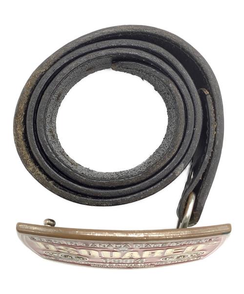 DSQUARED2（ディースクエアード）DSQUARED2 (ディースクエアード) スタッズベルト ブラックの古着・服飾アイテム