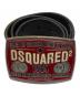 DSQUARED2（ディースクエアード）の古着「スタッズベルト」｜ブラック