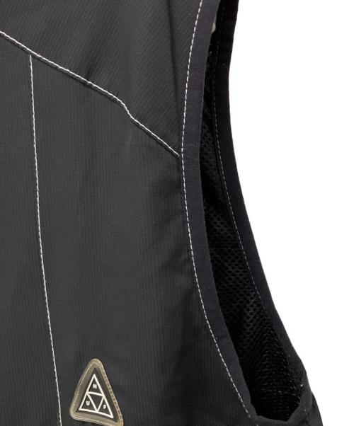 HUF（ハフ）HUF (ハフ) ナイロンベスト ブラック サイズ:Lの古着・服飾アイテム