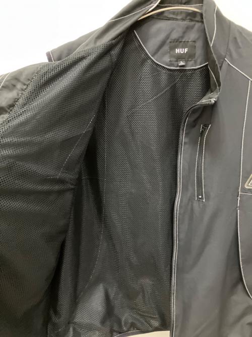HUF（ハフ）HUF (ハフ) ナイロンベスト ブラック サイズ:Lの古着・服飾アイテム
