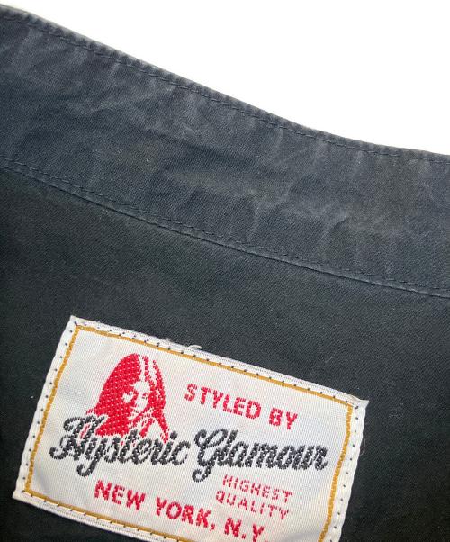 Hysteric Glamour（ヒステリックグラマー）Hysteric Glamour (ヒステリックグラマー) シャツ半袖ワンピース ブラック サイズ:Freeの古着・服飾アイテム