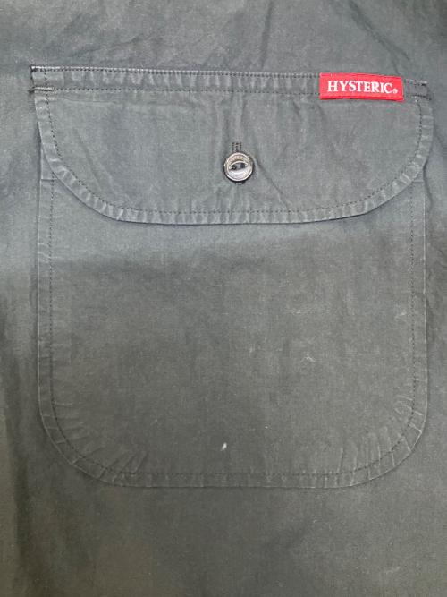 Hysteric Glamour（ヒステリックグラマー）Hysteric Glamour (ヒステリックグラマー) シャツ半袖ワンピース ブラック サイズ:Freeの古着・服飾アイテム