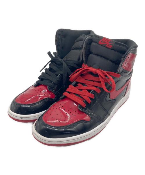 NIKE（ナイキ）NIKE (ナイキ) AIR JORDAN 1 RETRO HIGH OG ブラック×レッド サイズ:30cmの古着・服飾アイテム