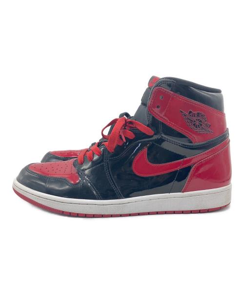 NIKE（ナイキ）NIKE (ナイキ) AIR JORDAN 1 RETRO HIGH OG ブラック×レッド サイズ:30cmの古着・服飾アイテム