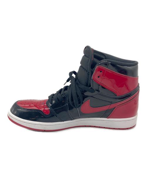 NIKE（ナイキ）NIKE (ナイキ) AIR JORDAN 1 RETRO HIGH OG ブラック×レッド サイズ:30cmの古着・服飾アイテム