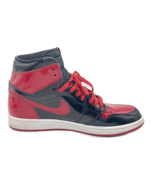 NIKE（ナイキ）NIKE (ナイキ) AIR JORDAN 1 RETRO HIGH OG ブラック×レッド サイズ:30cmの古着・服飾アイテム