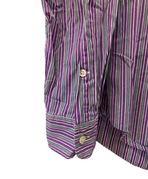 RALPH LAUREN（ラルフローレン）RALPH LAUREN (ラルフローレン) 長袖シャツ パープル×グリーン サイズ:Lの古着・服飾アイテム
