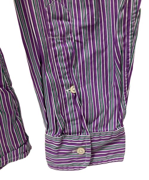 RALPH LAUREN（ラルフローレン）RALPH LAUREN (ラルフローレン) 長袖シャツ パープル×グリーン サイズ:Lの古着・服飾アイテム