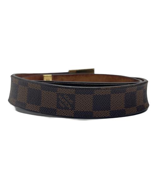 LOUIS VUITTON（ルイ ヴィトン）LOUIS VUITTON (ルイ ヴィトン) サンチュールキャレ ブラウンの古着・服飾アイテム