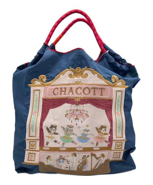 BALL & CHAIN（ボールアンドチェーン）BALL & CHAIN (ボールアンドチェーン) Chacott (チャコット) トートバッグ ネイビー 未使用品の古着・服飾アイテム