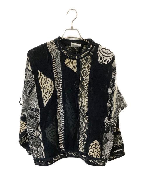 Coogi（クージー）Coogi (クージー) 薄手ニット ネイビー サイズ:Sの古着・服飾アイテム