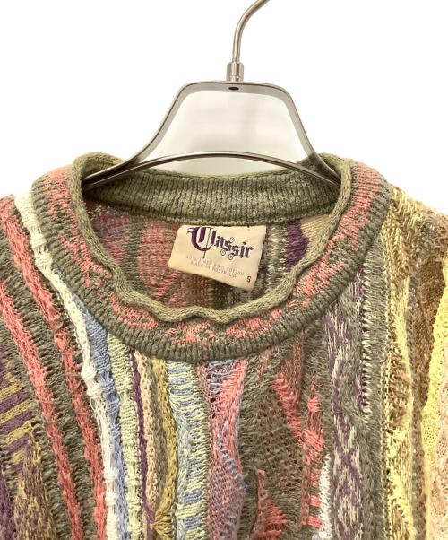 Coogi（クージー）Coogi (クージー) CLASSIC (クラシック) 薄手ニット マルチカラー サイズ:Sの古着・服飾アイテム