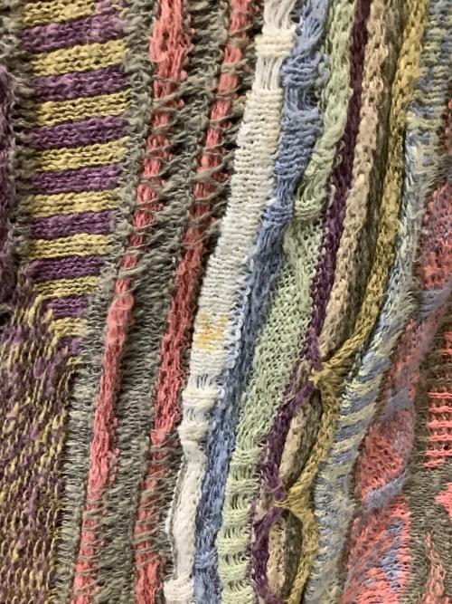 Coogi（クージー）Coogi (クージー) CLASSIC (クラシック) 薄手ニット マルチカラー サイズ:Sの古着・服飾アイテム