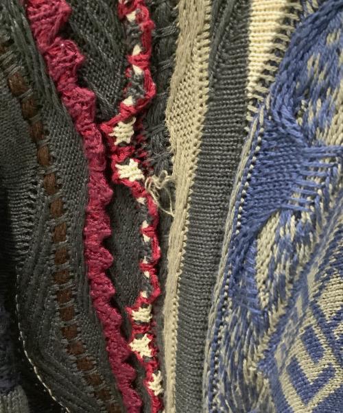 Coogi（クージー）Coogi (クージー) 厚手ニット マルチカラー サイズ:Sの古着・服飾アイテム