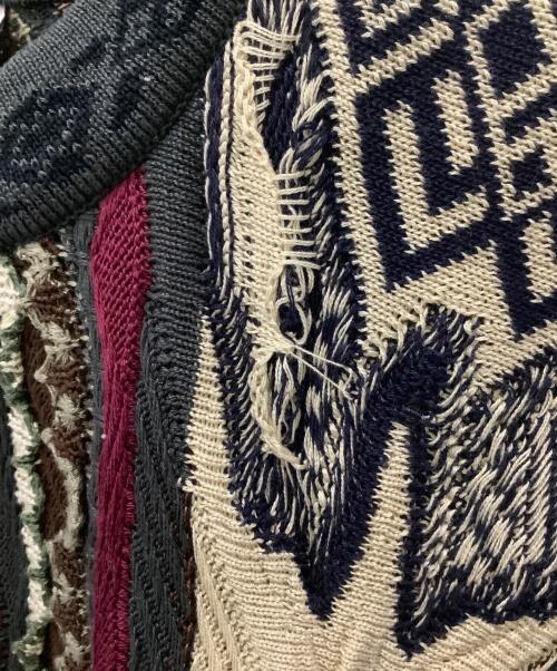 Coogi（クージー）Coogi (クージー) 厚手ニット マルチカラー サイズ:Sの古着・服飾アイテム