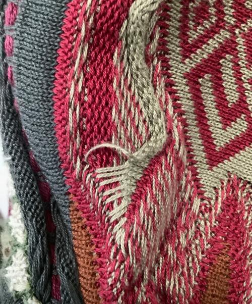 Coogi（クージー）Coogi (クージー) 厚手ニット マルチカラー サイズ:Sの古着・服飾アイテム