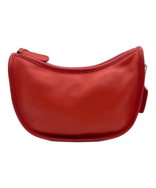 COACH（コーチ）COACH (コーチ) オールドコーチ クラッチバッグ レッドの古着・服飾アイテム