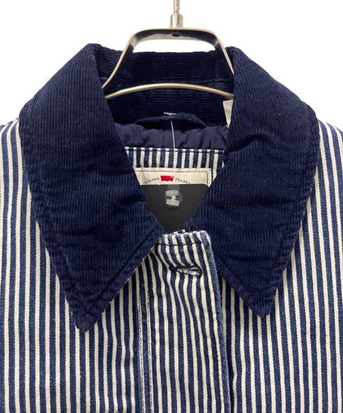 LEVI'S（リーバイス）LEVI'S (リーバイス) ストライプジャケット ホワイト×ネイビー サイズ:M 未使用品の古着・服飾アイテム