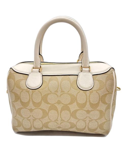 COACH（コーチ）COACH (コーチ) 2WAYショルダーバッグ ベージュの古着・服飾アイテム