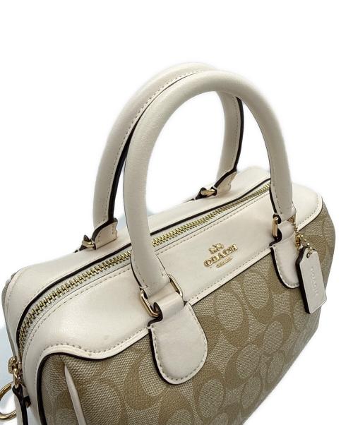 COACH（コーチ）COACH (コーチ) 2WAYショルダーバッグ ベージュの古着・服飾アイテム