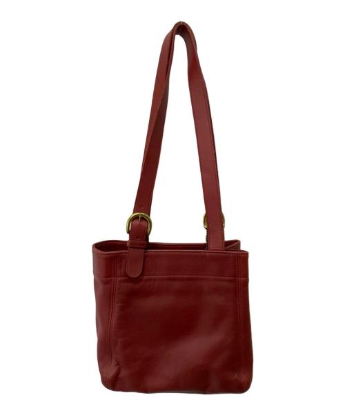 COACH（コーチ）COACH (コーチ) レザートートバッグ レッドの古着・服飾アイテム