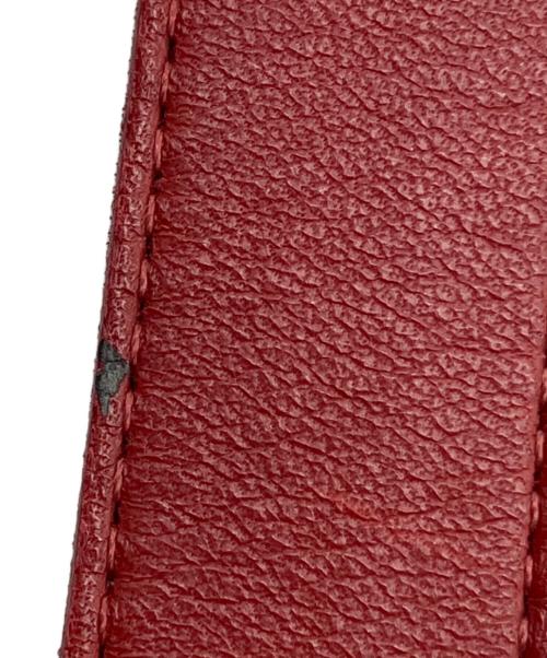 COACH（コーチ）COACH (コーチ) レザートートバッグ レッドの古着・服飾アイテム