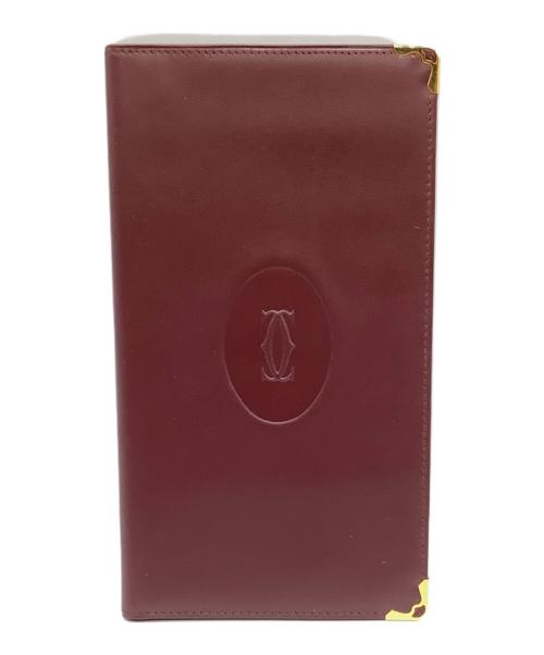 Cartier（カルティエ）Cartier (カルティエ) 札入れ ボルドーの古着・服飾アイテム