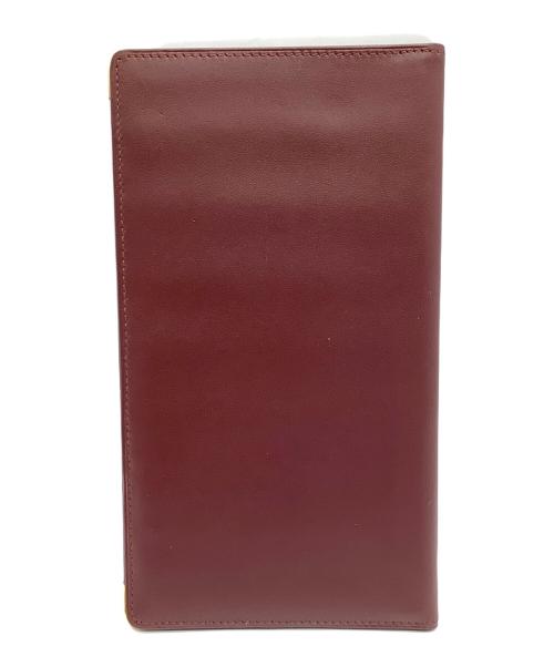 Cartier（カルティエ）Cartier (カルティエ) 札入れ ボルドーの古着・服飾アイテム