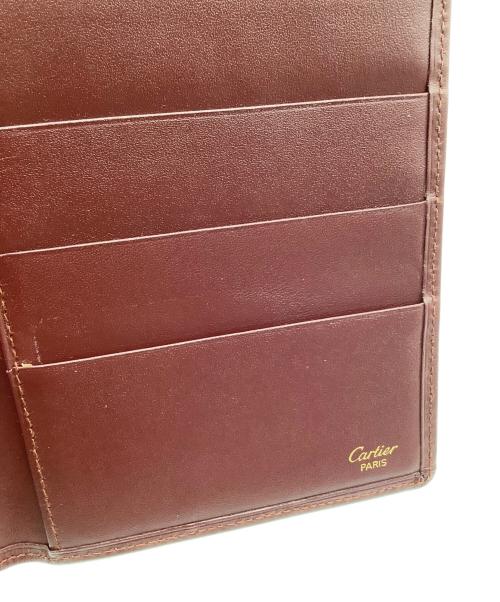 Cartier（カルティエ）Cartier (カルティエ) 札入れ ボルドーの古着・服飾アイテム