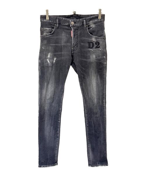 DSQUARED2（ディースクエアード）DSQUARED2 (ディースクエアード) デニムパンツ グレー サイズ:46の古着・服飾アイテム