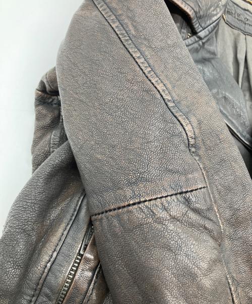 goa（ゴア）goa (ゴア) ゴートレザージャケット ブラウン サイズ:Sの古着・服飾アイテム