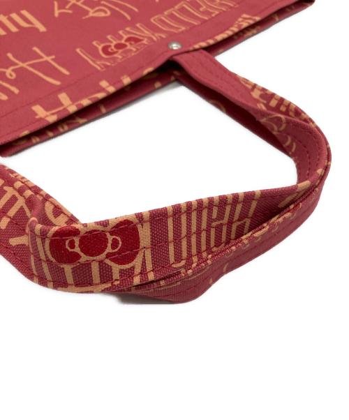 信三郎鞄（シンザブロウカバン）信三郎鞄 (シンザブロウカバン) HELLO KITTY (ハローキティ) トートバッグ レッド 未使用品の古着・服飾アイテム