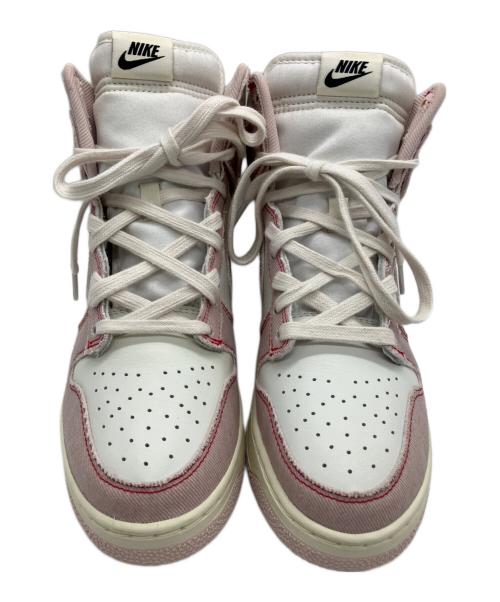NIKE（ナイキ）NIKE (ナイキ) ハイカットスニーカー ホワイト×ピンク サイズ:27.0cmの古着・服飾アイテム