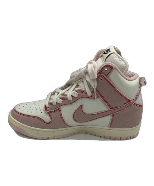 NIKE（ナイキ）NIKE (ナイキ) ハイカットスニーカー ホワイト×ピンク サイズ:27.0cmの古着・服飾アイテム