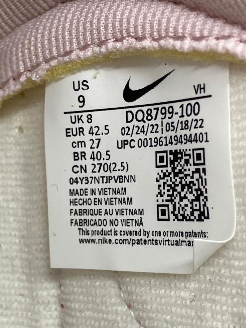 NIKE（ナイキ）NIKE (ナイキ) ハイカットスニーカー ホワイト×ピンク サイズ:27.0cmの古着・服飾アイテム