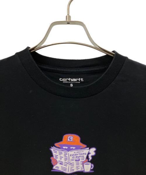 CarHartt（カーハート）CarHartt (カーハート) 半袖カットソー ブラック サイズ:Sの古着・服飾アイテム