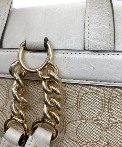 COACH（コーチ）COACH (コーチ) リュック ベージュの古着・服飾アイテム