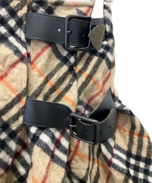 BURBERRY BLUE LABEL（バーバリー ブルー レーベル）BURBERRY BLUE LABEL (バーバリー ブルー レーベル) ラップスカート ブラウン サイズ:38の古着・服飾アイテム