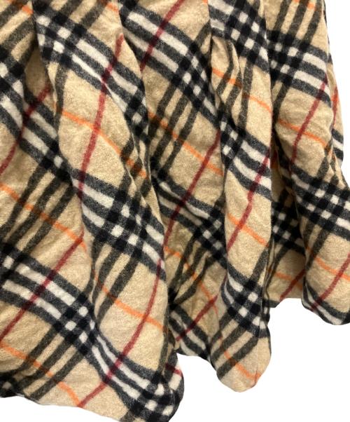 BURBERRY BLUE LABEL（バーバリー ブルー レーベル）BURBERRY BLUE LABEL (バーバリー ブルー レーベル) ラップスカート ブラウン サイズ:38の古着・服飾アイテム