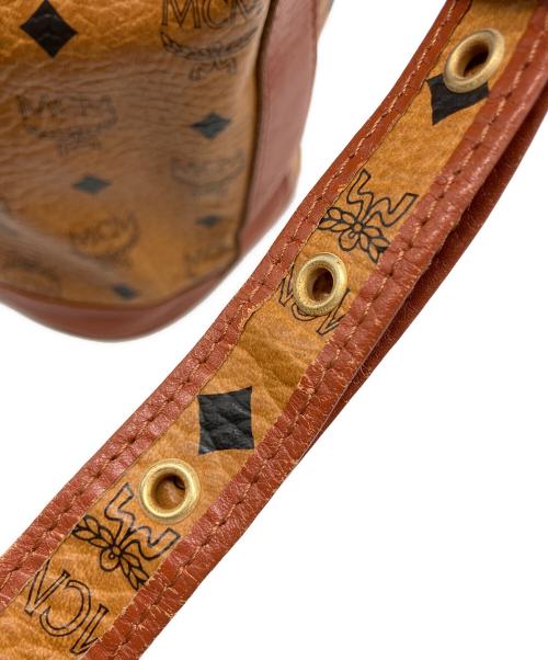 MCM（エムシーエム）MCM (エムシーエム) 巾着ショルダーバッグ ブラウンの古着・服飾アイテム